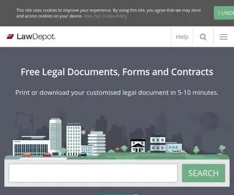 Lawdepot.co.uk(Free Legal Documents) Screenshot