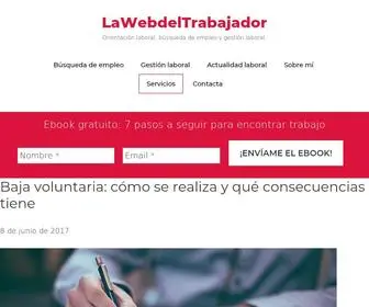 Lawebdeltrabajador.com(Orientaci) Screenshot