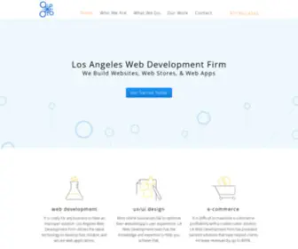 LawebdevFirm.com(Los Angeles Web Development Firm) Screenshot