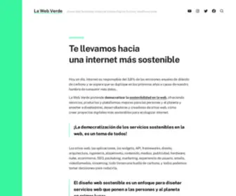 Lawebverde.com(La Web Verde) Screenshot