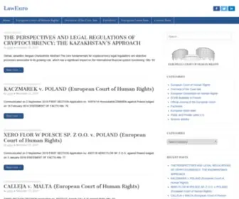 Laweuro.com(Laws and court decisions) Screenshot