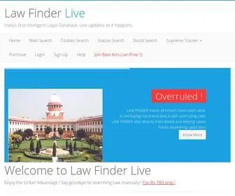 Lawfinderlive.com(Law Finder Live) Screenshot