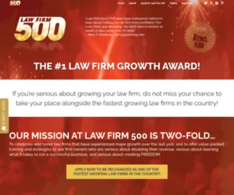 Lawfirm500.com(Law Firm 500 Conference & Awards) Screenshot