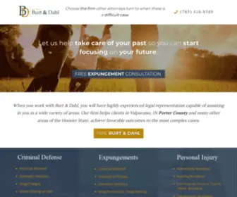 Lawfirmindiana.com(Personal Injury) Screenshot