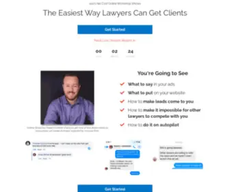 Lawfirmmasterclass.com(The Easiest Way Lawyers Can Get More Clients) Screenshot