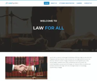 Lawforall.com(Law For All) Screenshot