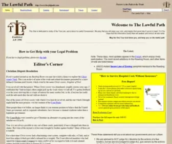 Lawfulpath.com(The Lawful Path) Screenshot