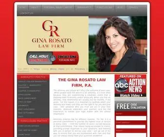 Lawgina.com(Tampa Bankruptcy Attorney) Screenshot