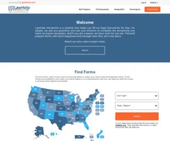 Lawhelpinteractive.org(Law Help Interactive) Screenshot