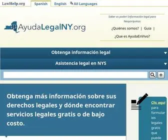 Lawhelpny.org(Learn about legal issues and find free lawyers. LawHelpNY) Screenshot