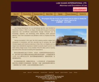 Lawhuang.com(This law firm) Screenshot