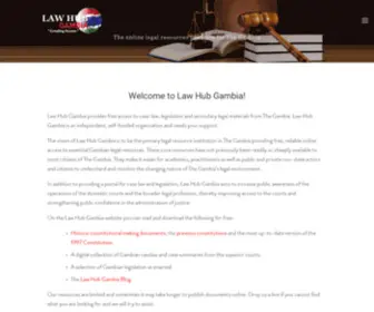 Lawhubgambia.com(Law Hub Gambia) Screenshot