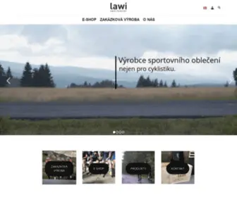 Lawi.cz(LAWI Sport s.r.o. – Český výrobce sportovního oblečení) Screenshot
