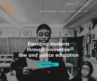 Lawinaction.ca(Elevating students through innovative law and justice education. LAWS) Screenshot