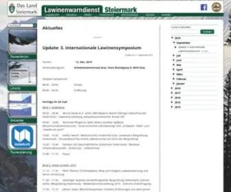 Lawine-Steiermark.at(Lawinenwarndienst Steiermark) Screenshot