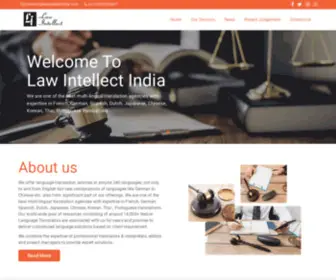 Lawintellectindia.com(Law Intellect India) Screenshot