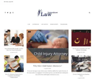 Lawintershow.com(Law Blog) Screenshot