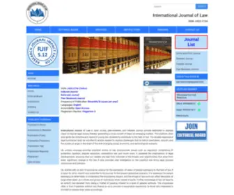 Lawjournals.org(International Journal of Law) Screenshot