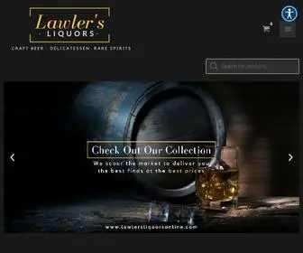 Lawlersliquorsonline.com(Lawler's Liquors) Screenshot