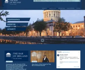 Lawlibrary.ie(Law Library of Ireland) Screenshot