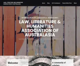 Lawlithum.org(Literature and Humanities Association of Australasia) Screenshot