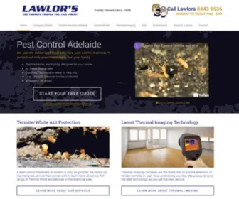 Lawlorpestcontrol.com.au(Lawlors Pest Control Adelaide) Screenshot