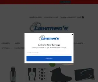 Lawmens.com(Law Enforcement Supply) Screenshot