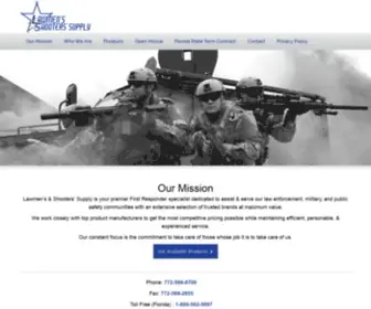 Lawmens.net(Lawmen's and Shooters' Supply Inc) Screenshot