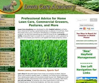 Lawn-Care-Academy.com(Complete Lawn Care advice) Screenshot