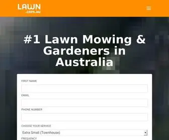 Lawn.com.au(Lawn Mowing & Gardening Services Australia) Screenshot