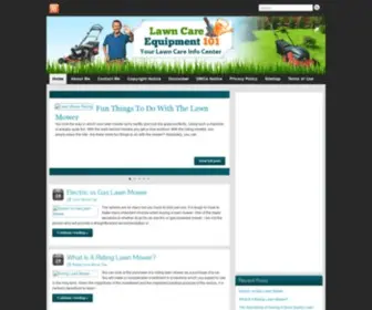 Lawncareequipment101.com(Lawn Care Equipment 101) Screenshot