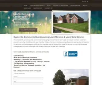 Lawncareevansville.com(Evansville Lawn & Landscape) Screenshot