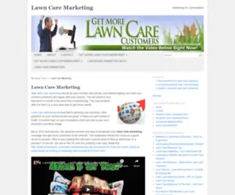 Lawncaremarketing.net(Lawn Care Marketing forGet More Customers) Screenshot