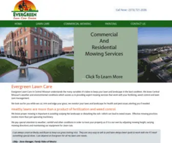 Lawncaremissouri.com(Evergreen Lawn Care) Screenshot