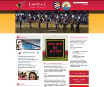 Lawndalehs.org(Lawndale High School serves 9) Screenshot