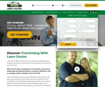 Lawndoctorfranchise.com(Lawn Care Franchise Business Opportunity) Screenshot