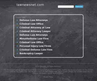 Lawnewsnet.com(lawnewsnet) Screenshot