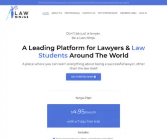 Lawninjas.co(Leading Global Platform for Lawyers and Law Students) Screenshot