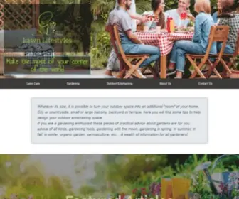 Lawnlifestyles.com(Practical information for gardening) Screenshot