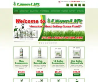 Lawnlift.com(America's best selling Grass Paint only $16.95) Screenshot