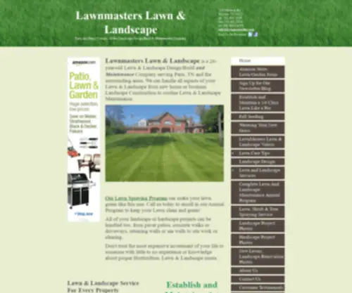 Lawnmastersllpc.com(Landscaping and landscape design) Screenshot