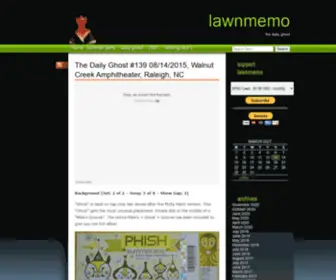 Lawnmemo.com(The Daily Ghost) Screenshot