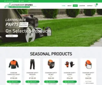 Lawnmowerspares.ie(SM Lawnmowers LTD) Screenshot