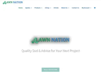 Lawnnation.com(California Sod) Screenshot