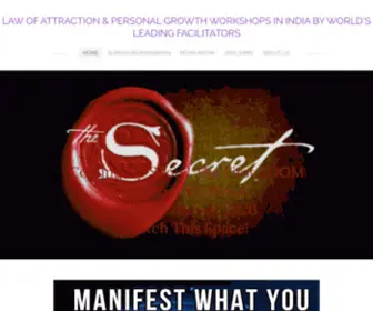 Lawofattraction.net.in(Law Of Attraction & Personal Growth Workshops ​In India By World's Leading Facilitators) Screenshot