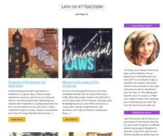 Lawofattractionsecretsauce.com(Sharing the Secrets to the Law of Attraction) Screenshot