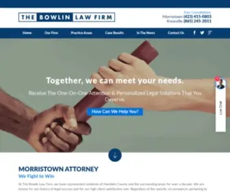 Lawofficeoftroybowlin.com(Morristown Lawyer) Screenshot