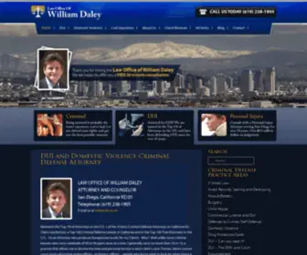 Lawofficeofwilliamdaley.com(San Diego Criminal Defense) Screenshot