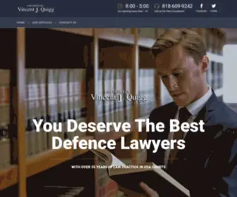 LawofficevincentQuigg.com(Law Offices of Vincent J) Screenshot