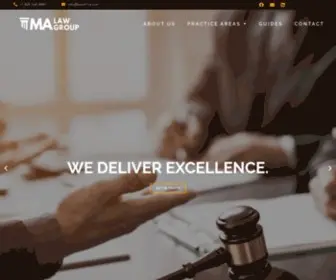 Lawofma.com(Ma Law Group) Screenshot